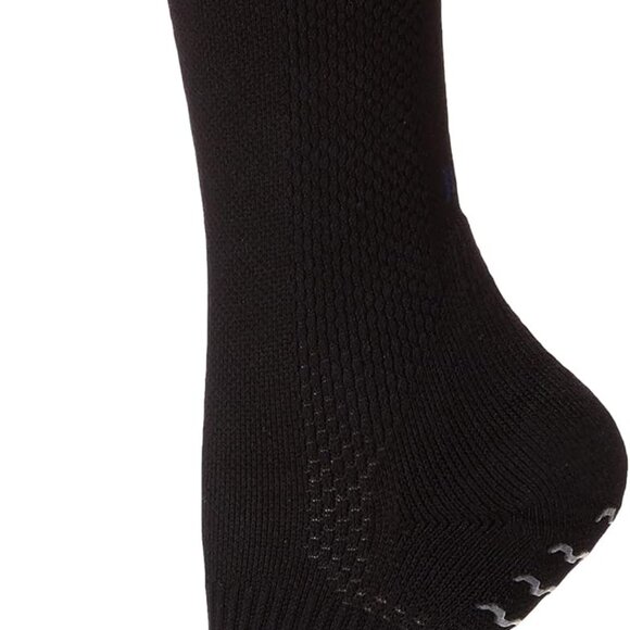 Other - Women's Dance Socks Black Knit Medium Support Grip Control Spin-Spot